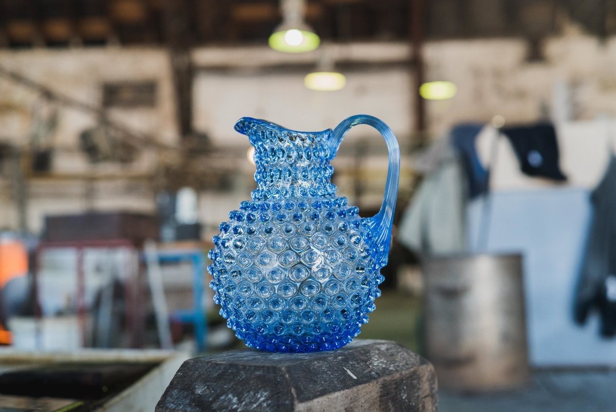 klimchi-hobnail-pichet-bleu-clair-2-l-en-cristal-sans-plomb image 4