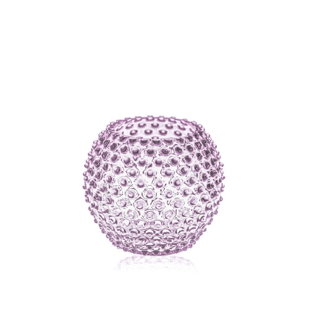 klimchi-hobnail-vase-rond-lilas-18-cm image 1