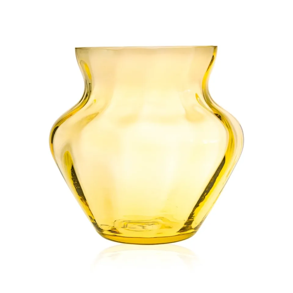 klimchi-marika-grand-vase-citrine-jaune-bouquets image 1