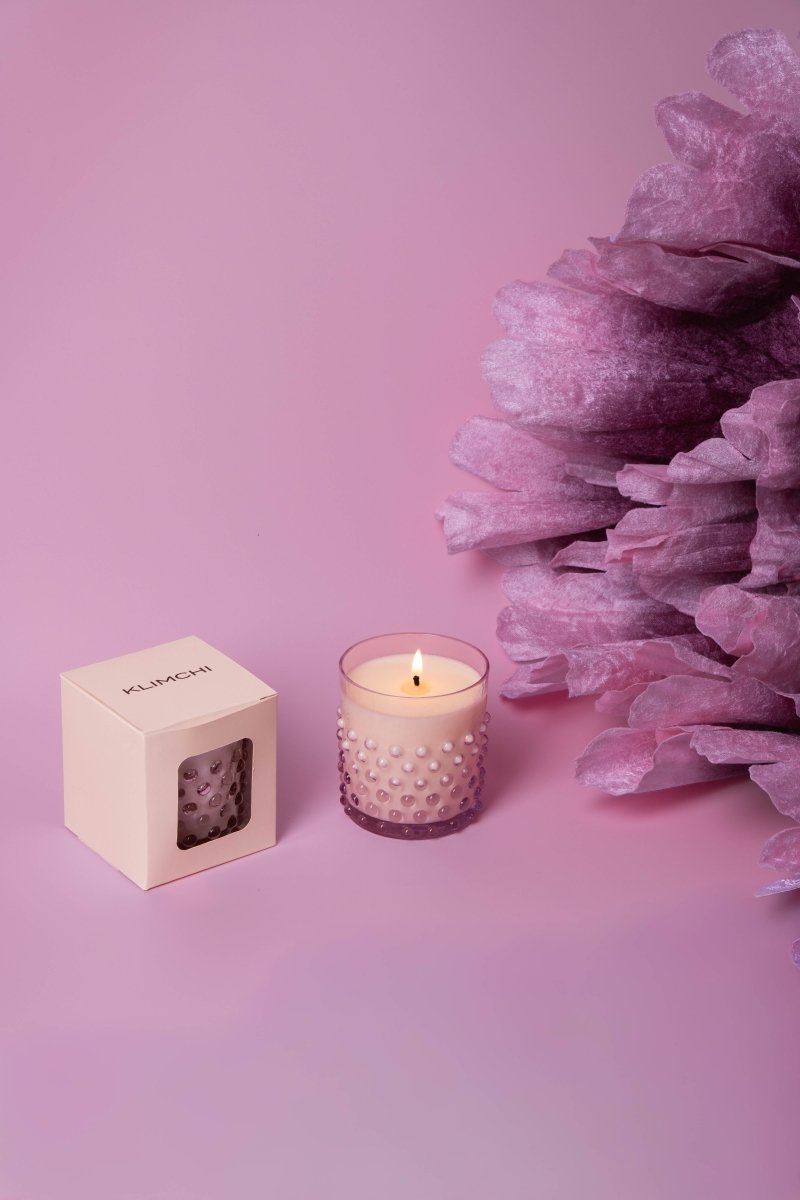 klimchi-hobnail-bougie-lilas-cire-soja image 5