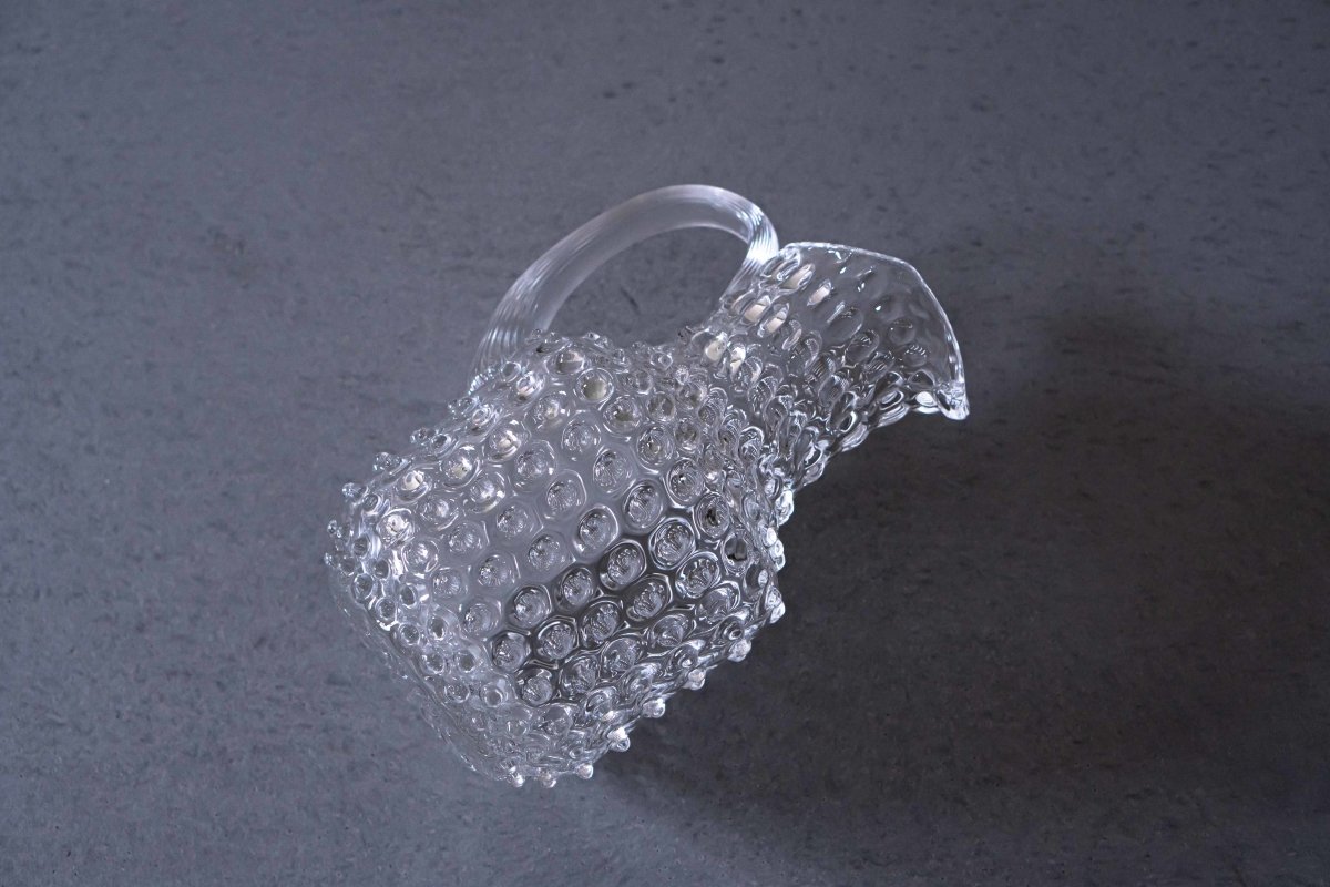 klimchi-hobnail-carafe-carr-e-cristal-2000-ml-transparent image 8
