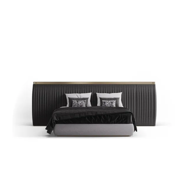 bablanc-pleat-lit-adulte-t-te-de-lit-pliss-e image 1