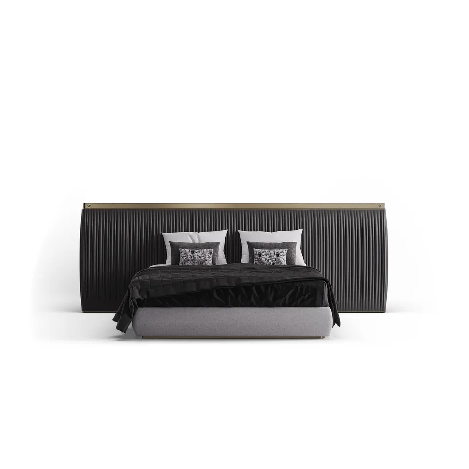 bablanc-pleat-lit-adulte-t-te-de-lit-pliss-e image 1