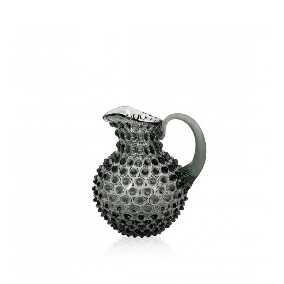 klimchi-hobnail-carafe-grise-grey-smoke-1-l image 1