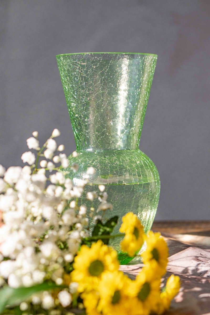klimchi-felicity-vase-vert-menthe-craquel-artisanal image 5