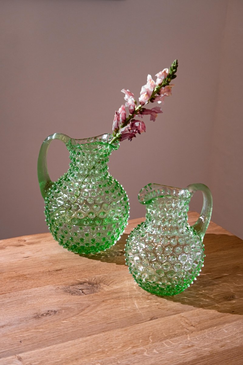 klimchi-hobnail-pichet-vert-clair-1l-cristal image 3