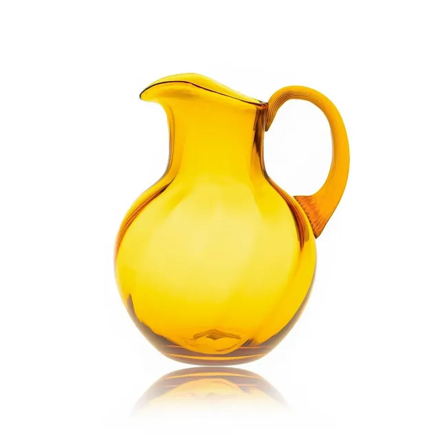 klimchi-marika-carafe-verre-ambre-2-l-bec-glace image 1