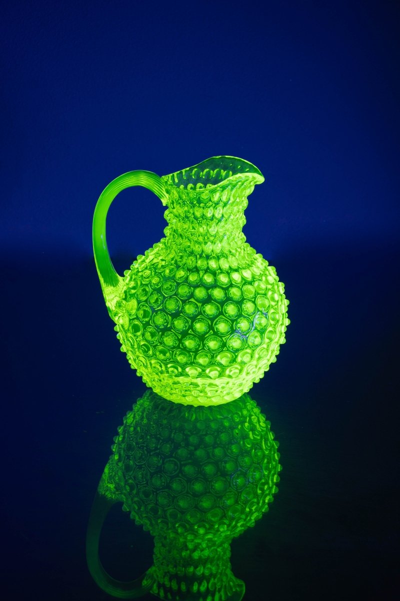 klimchi-hobnail-carafe-verre-neon-citrine-2-l image 2