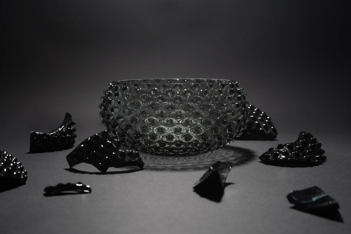 klimchi-hobnail-saladier-grey-smoke-gris-fum-cristal image 4