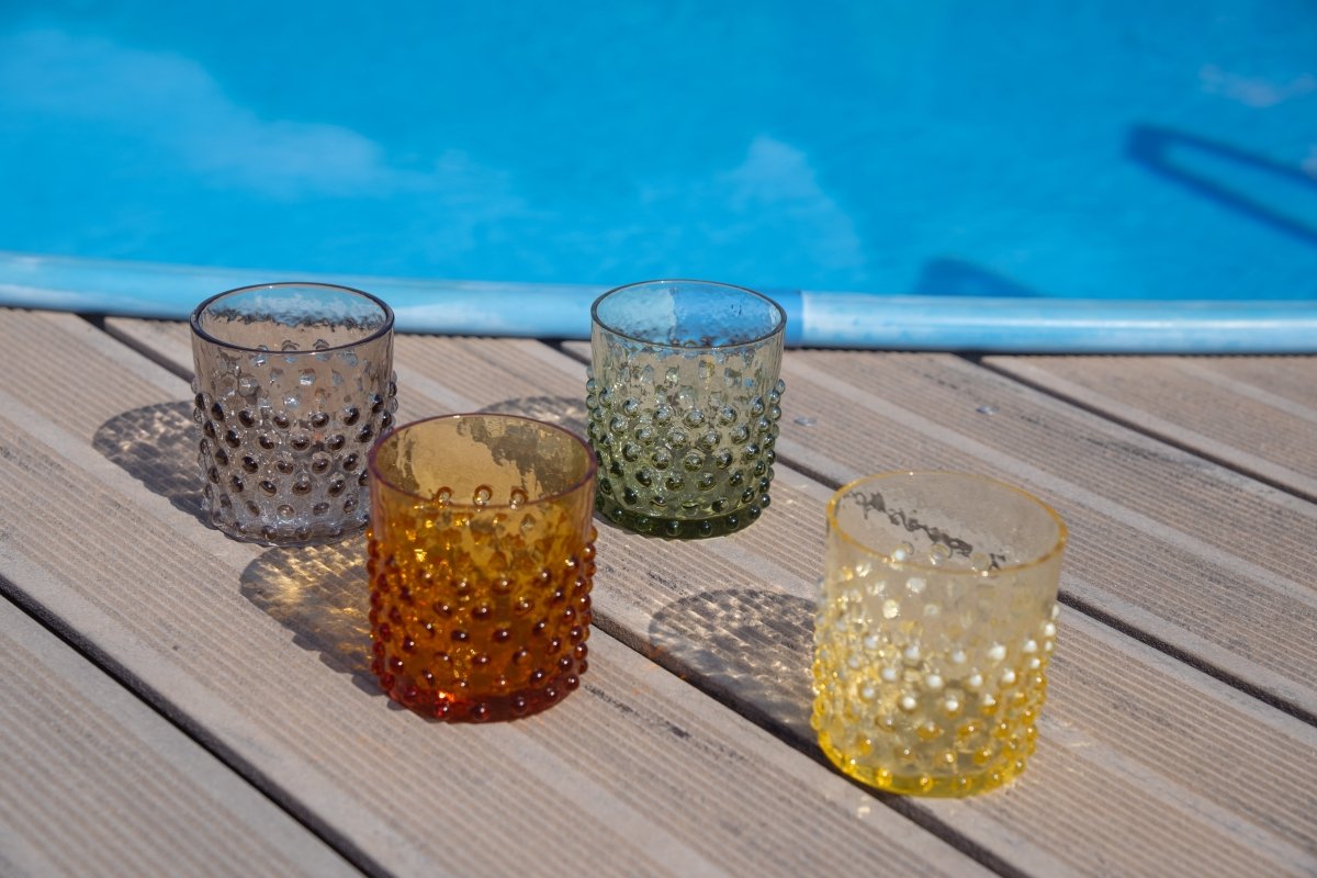 klimchi-hobnail-verre-whisky-150-ml-black-smoke image 3