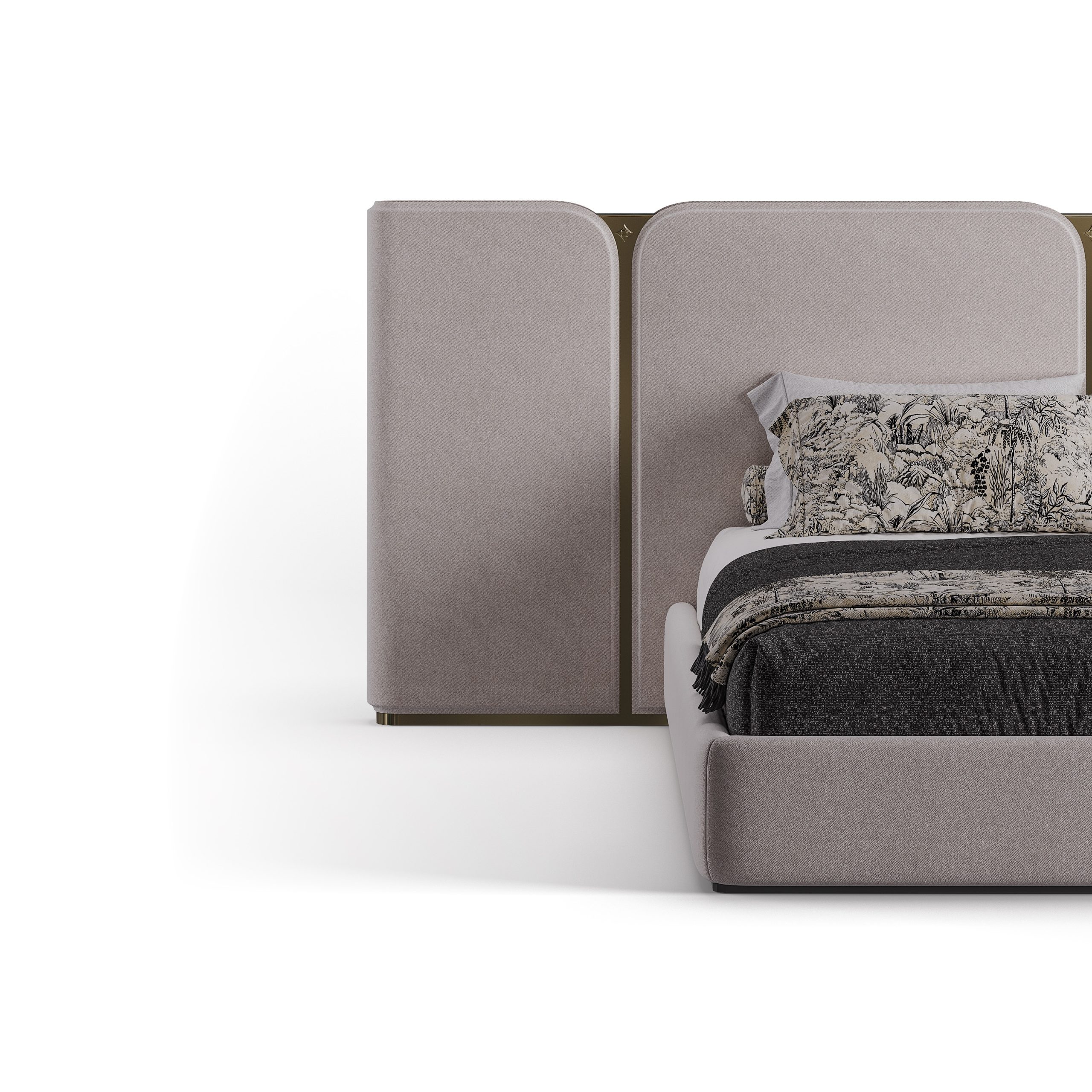bablanc-bed-garde-lit-double-tissu-laiton-dor image 4