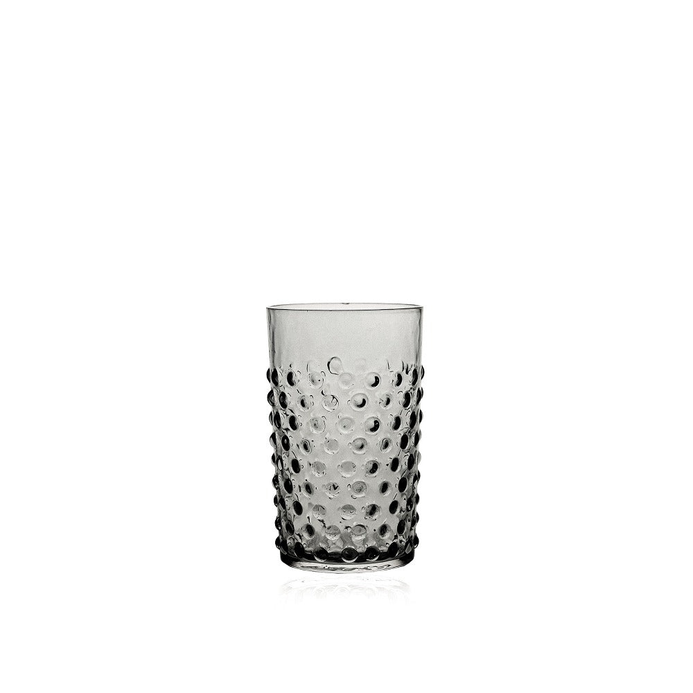 klimchi-hobnail-grey-smoke-verre-gris-200-ml-lot-de-2 image 1