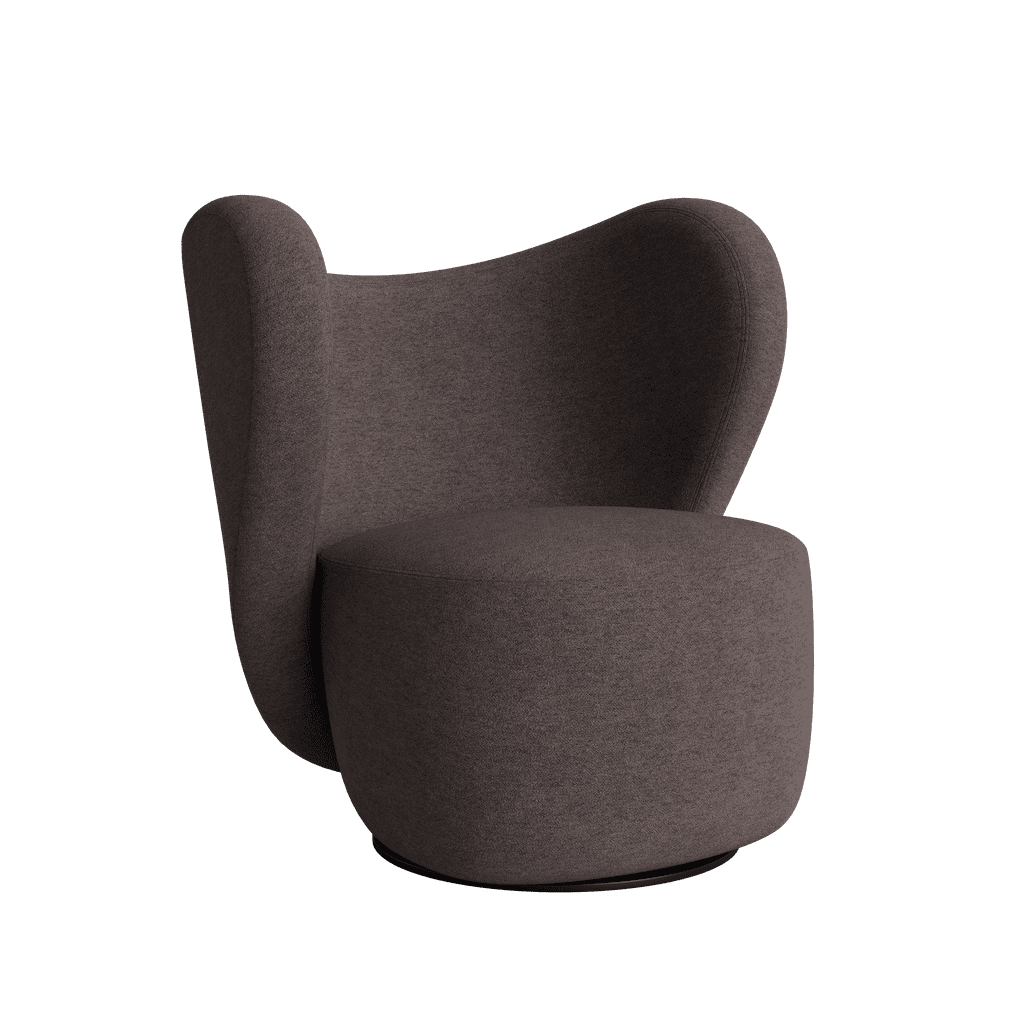 norr-11-little-big-chair-fauteuil-tissu-beige-pivotant image 3