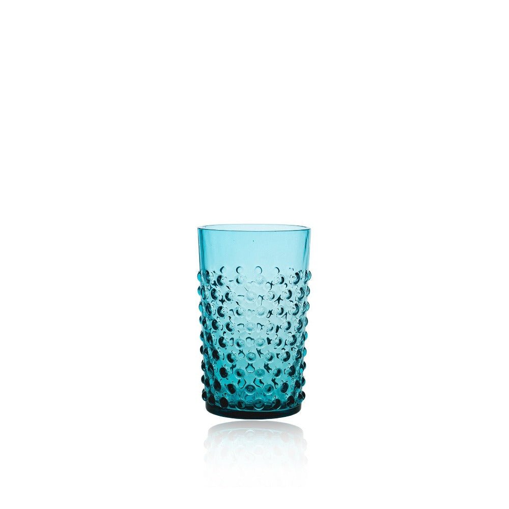klimchi-hobnail-verre-aquamarine-pois-bleu-vert-l-unit image 1