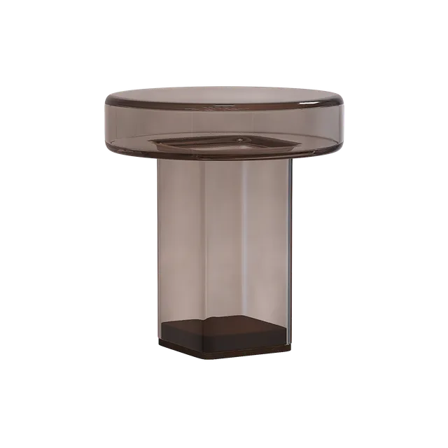 norr-11-naked-table-d-appoint-verre-fum-souffl image 1