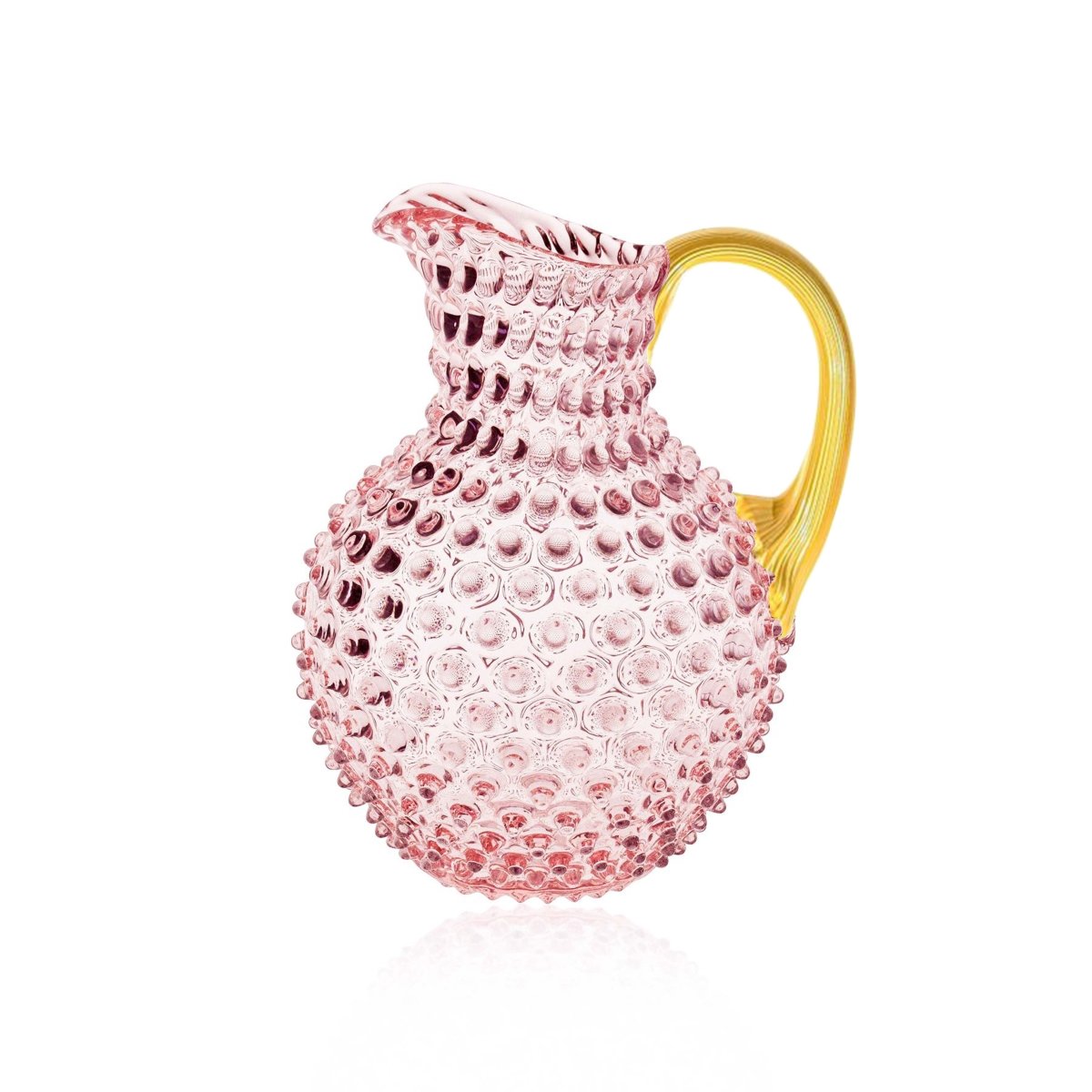 klimchi-silver-gold-handles-carafe-rosaline-2-l-rose-anse-dor-e image 1