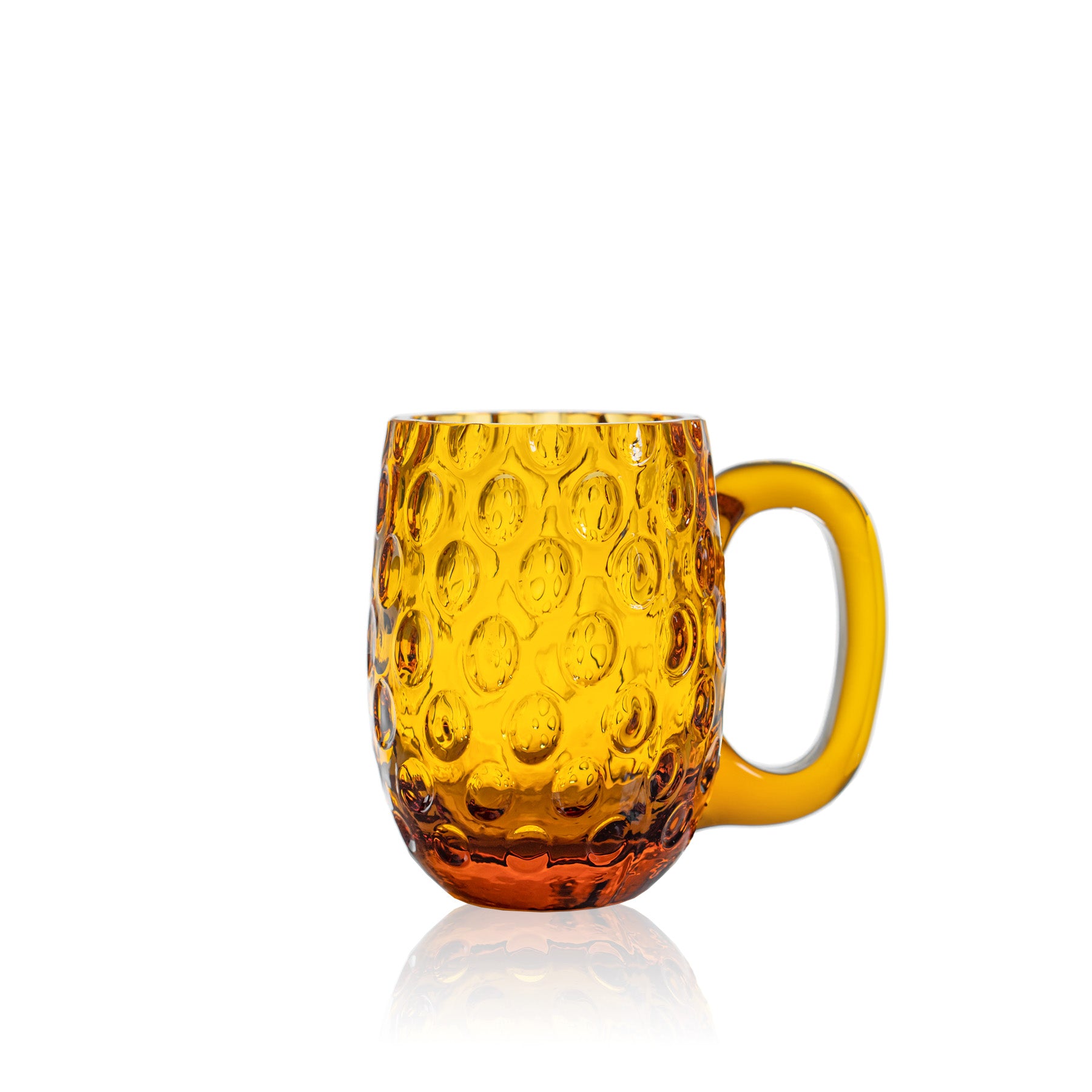 klimchi-beer-mugs-petite-chope-ambre-verre-artisanal image 1