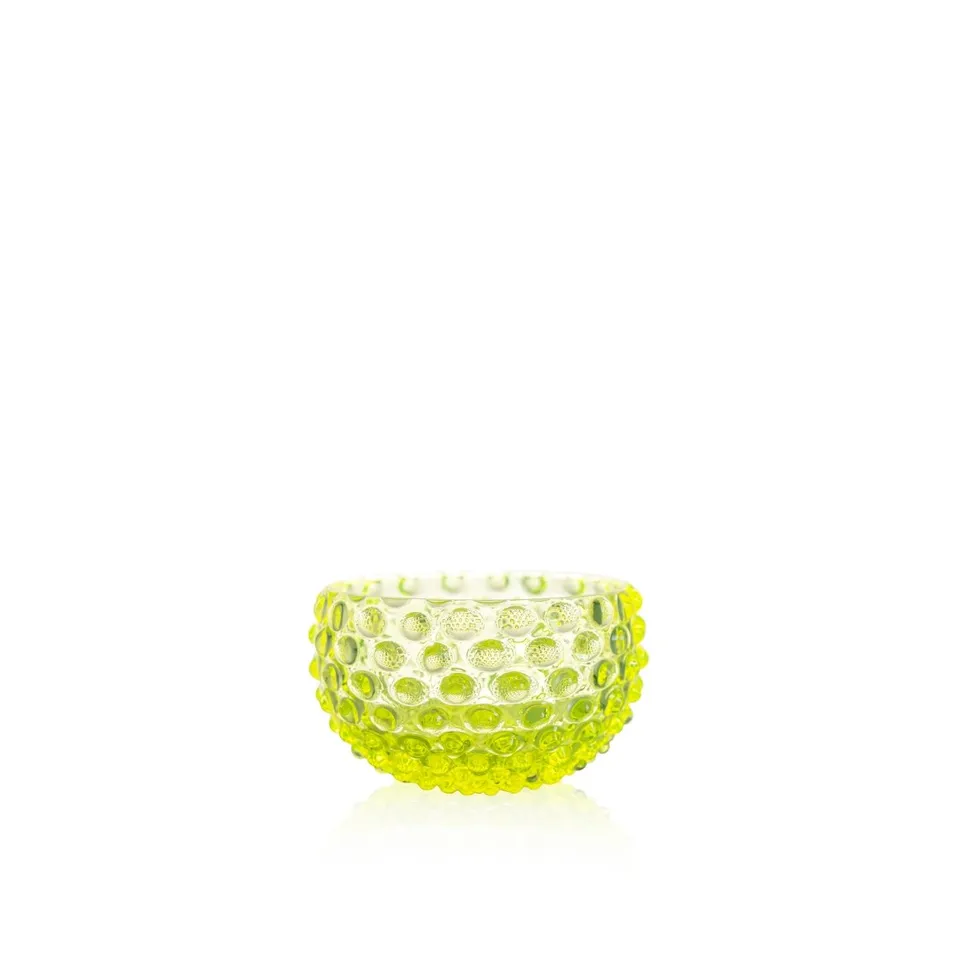 klimchi-hobnail-neon-citrine-petit-bol-cristal image 1