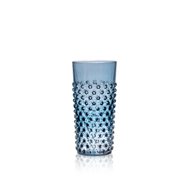 klimchi-hobnail-verre-haut-blue-smoke-seul image 1