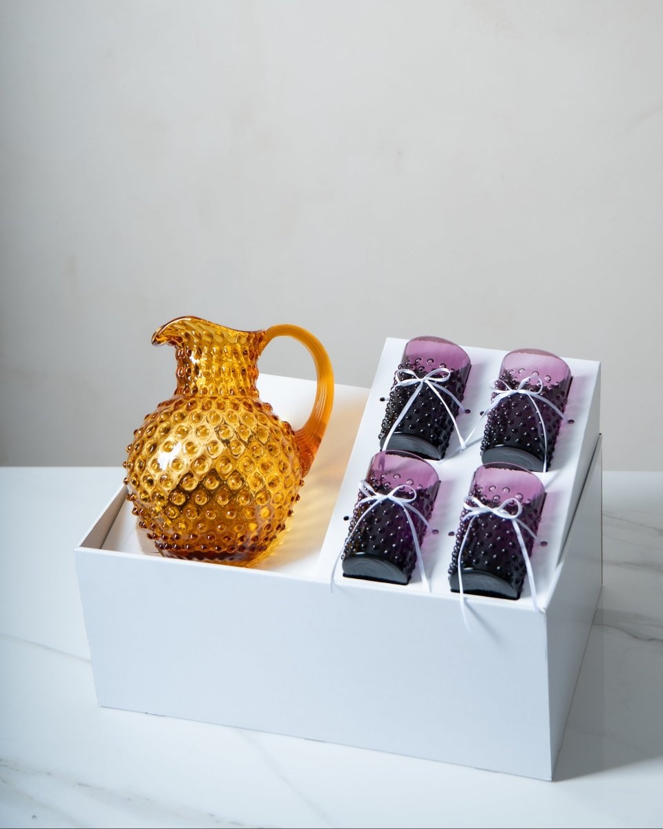 klimchi-hobnail-coffret-cadeau-carafe-verres-cristal image 3