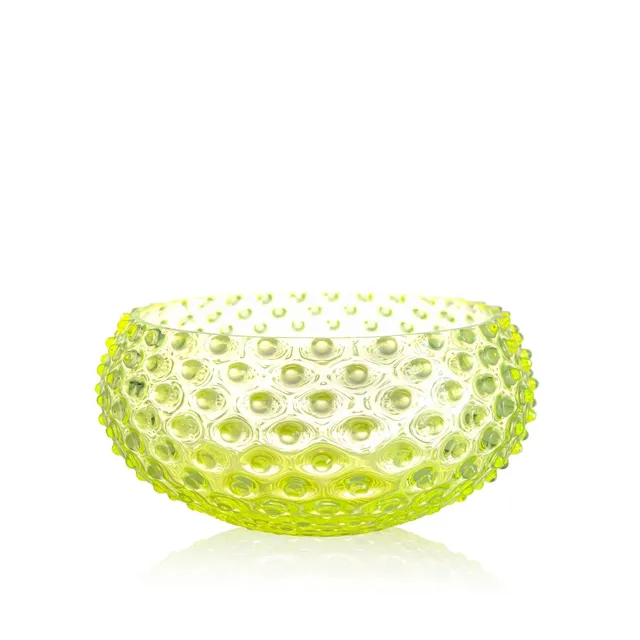klimchi-hobnail-bol-en-verre-citrine-n-on-centre-table image 1