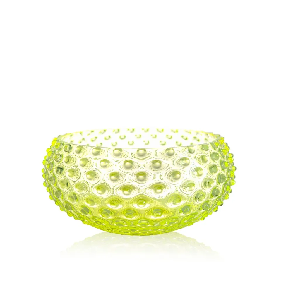 klimchi-hobnail-bol-en-verre-citrine-n-on-centre-table image 1