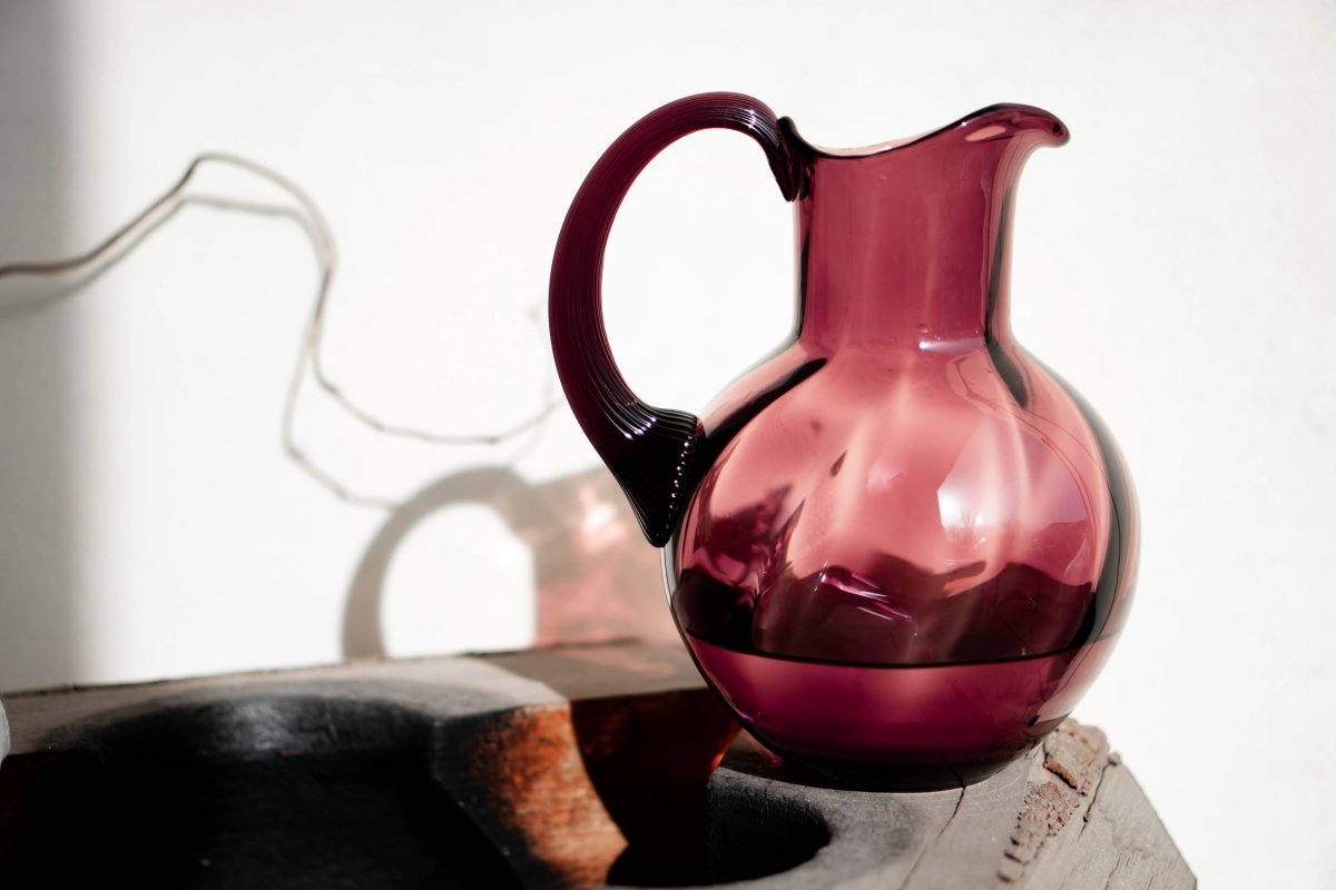 klimchi-marika-violet-carafe-pichet-verre-2-l image 2