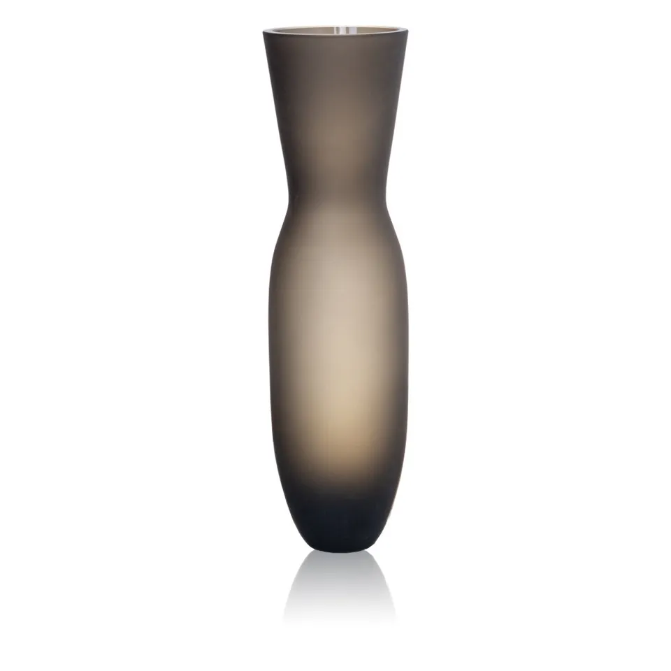 klimchi-monochrome-edit-noir-grand-vase-verre-sabl image 1