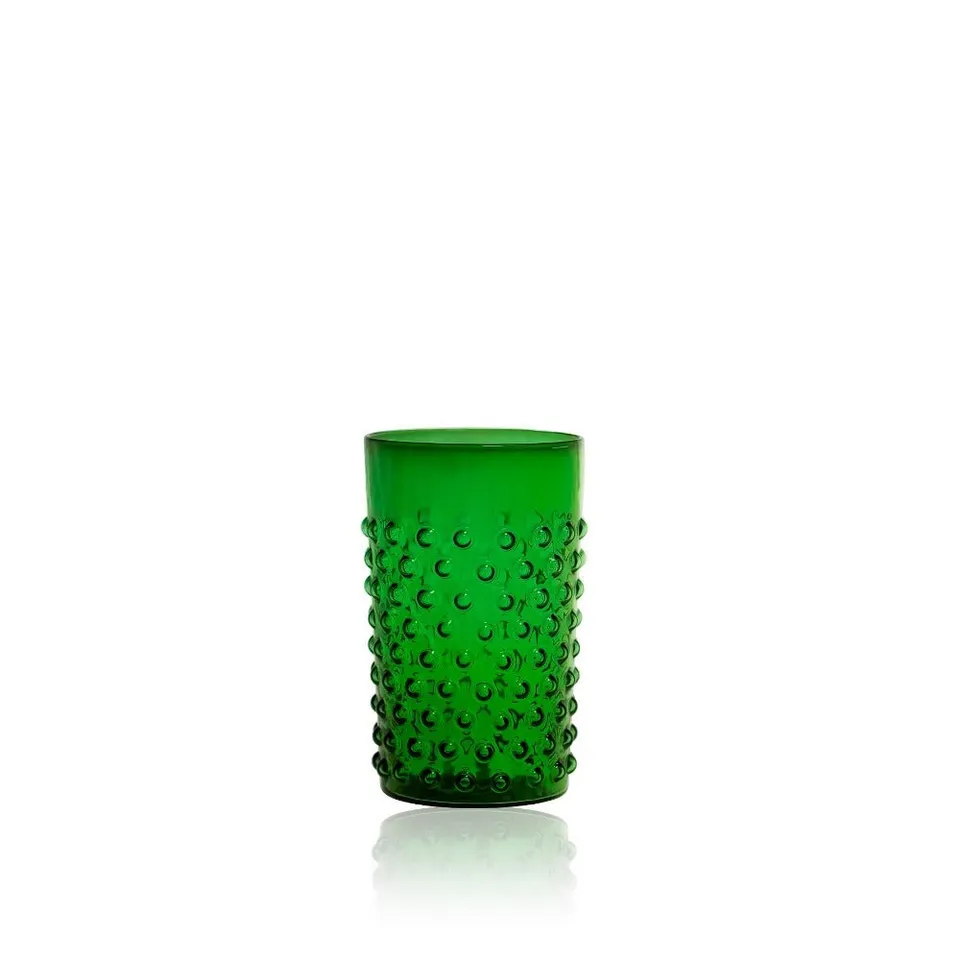 klimchi-hobnail-verre-vert-fonc-200-ml-l-unit image 1