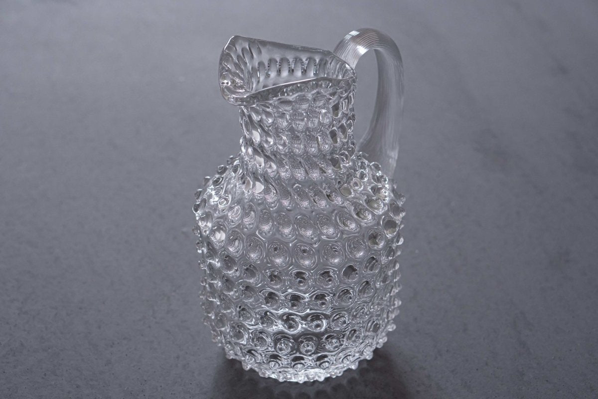 klimchi-hobnail-carafe-carr-e-cristal-2000-ml-transparent image 7