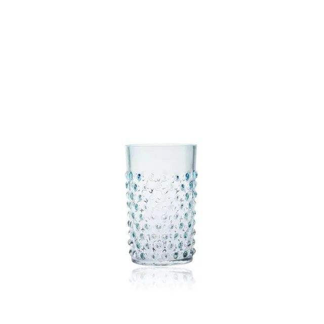 klimchi-hobnail-underlay-azure-verre-200-ml-bleu image 1