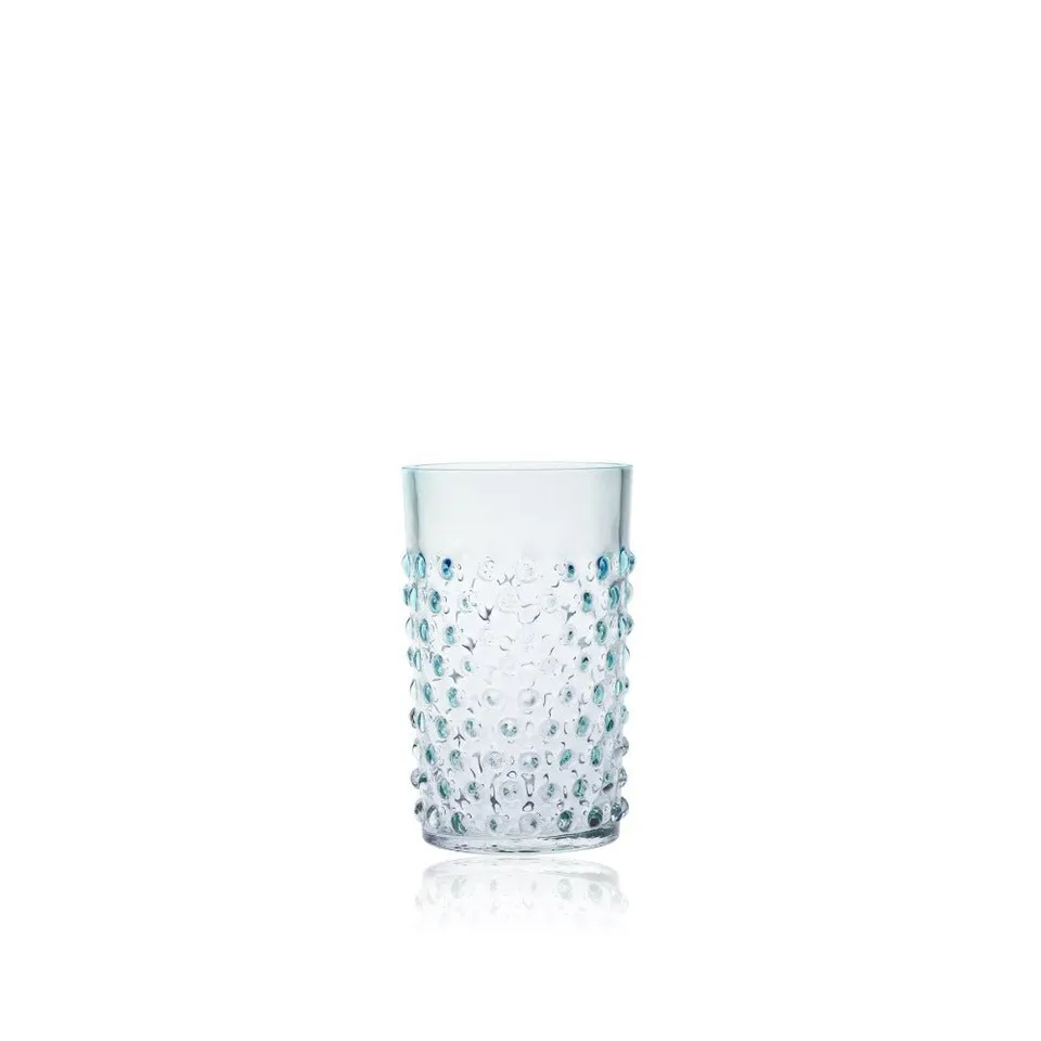 klimchi-hobnail-underlay-azure-verre-200-ml-bleu image 1