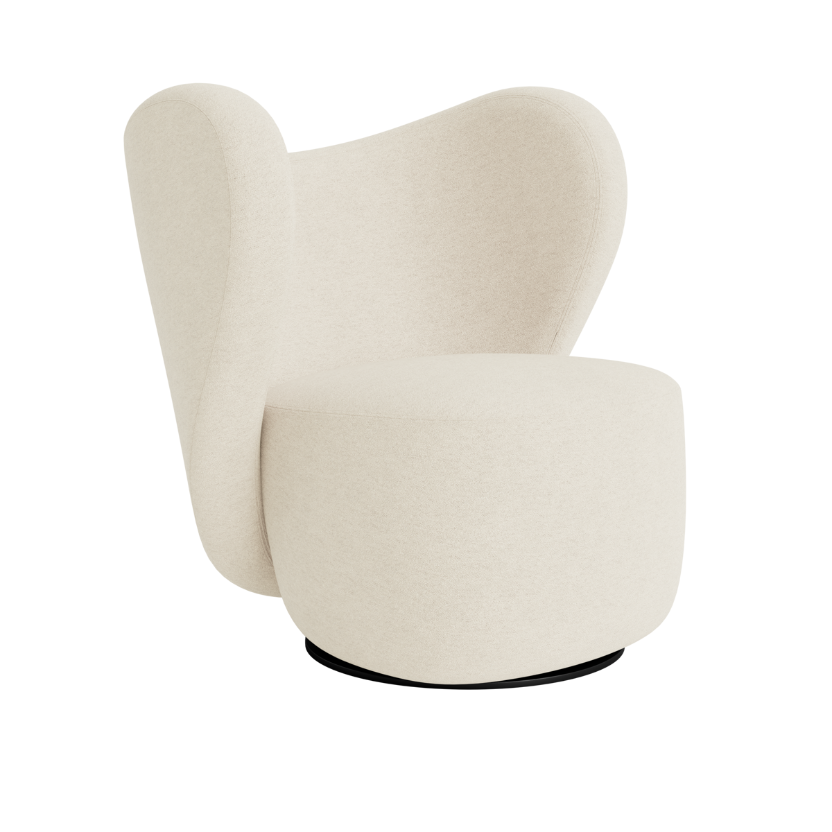 norr-11-little-big-chair-fauteuil-tissu-beige-pivotant image 7