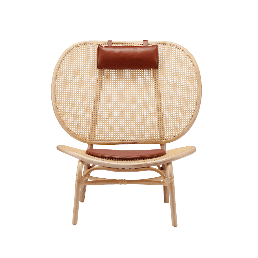 norr-11-nomad-fauteuil-rotin-bambou-cuir-cognac image 3