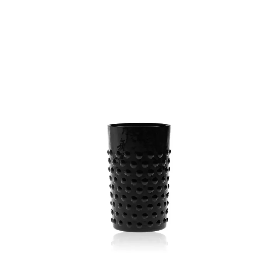 klimchi-hobnail-verre-noir-200-ml-cristal-sans-plomb image 1