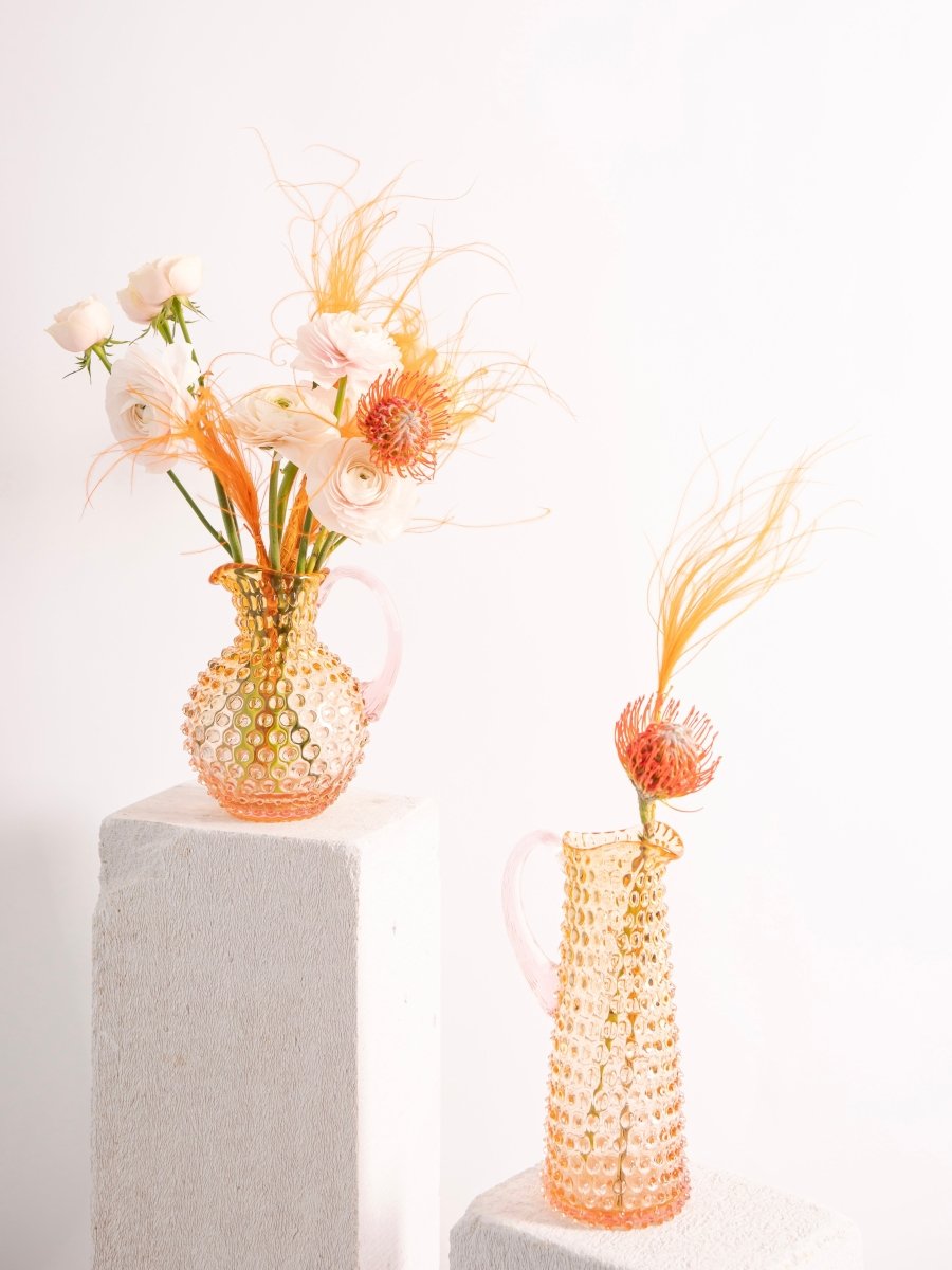 klimchi-hobnail-carafe-sunrise-2000-ml-ombr-ambre image 3