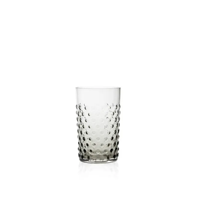 klimchi-hobnail-verres-black-smoke-lot-2-cristal image 1