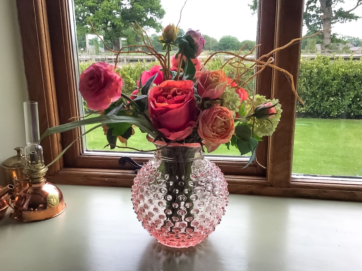 klimchi-hobnail-vase-col-rosaline-petit-verre image 6