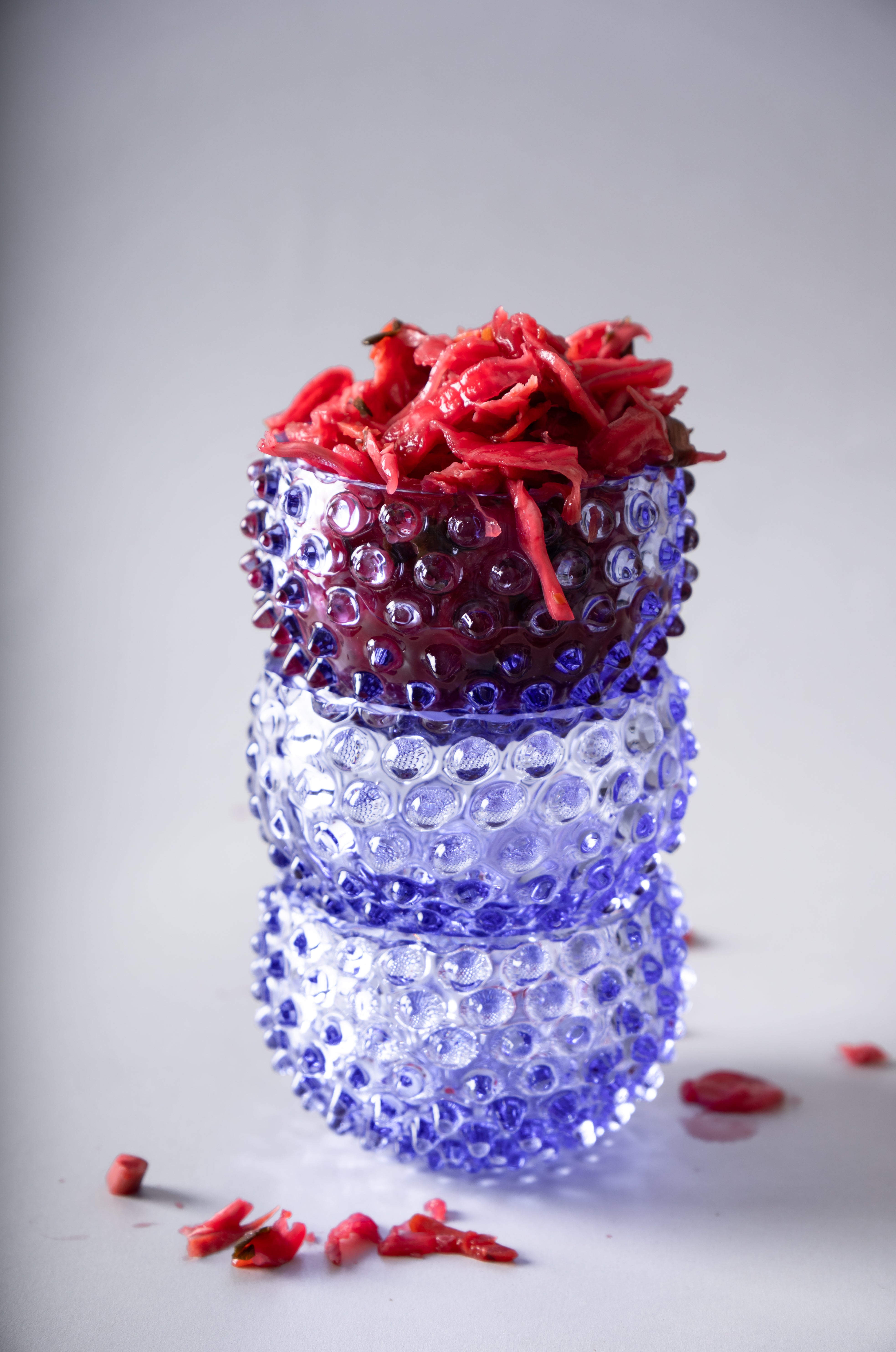 klimchi-hobnail-petit-bol-lavande-en-verre-l-unit image 3