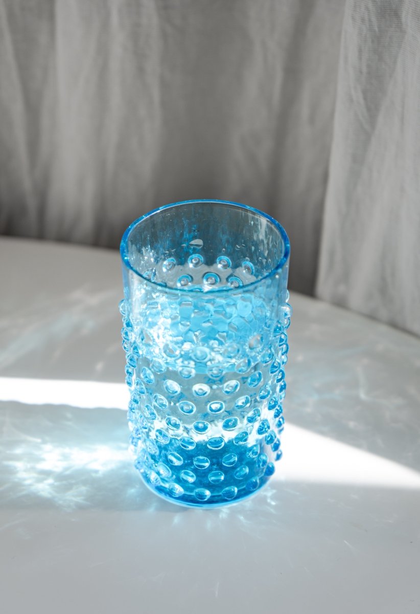 klimchi-hobnail-azure-verre-bleu-200-ml-1-pi-ce image 2