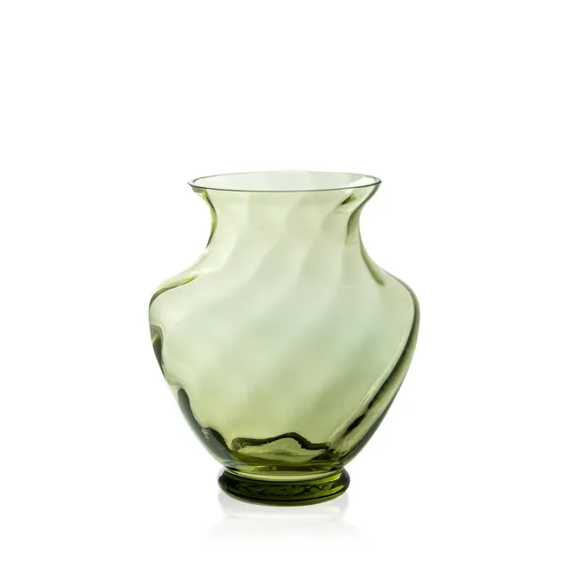 klimchi-marika-petit-vase-vert-olive-verre image 1