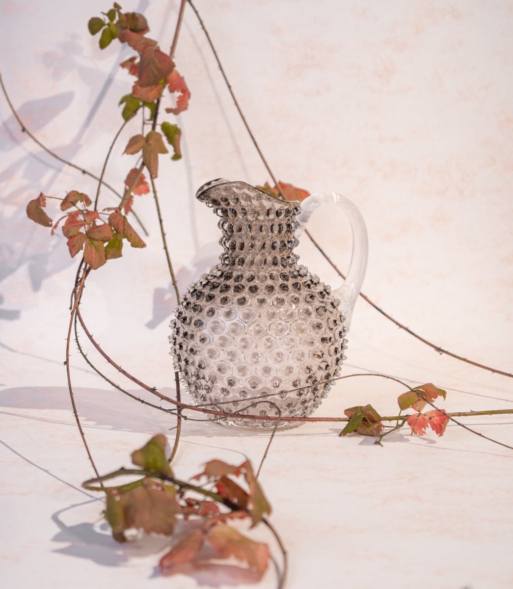 klimchi-hobnail-carafe-black-smoke-2-l-verre-noir image 5