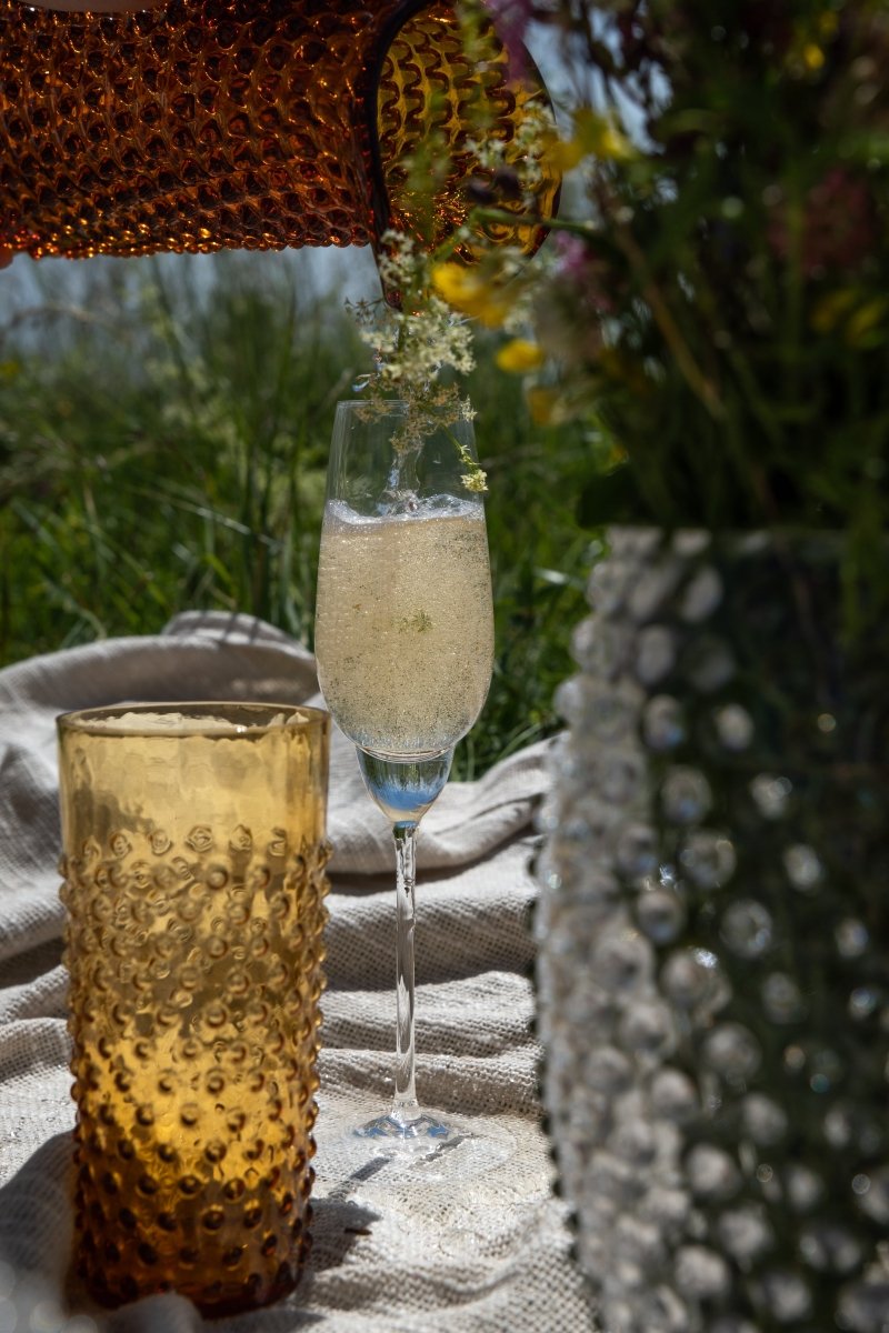 klimchi-hobnail-tumbler-haut-verre-ambre-l-unit-400-ml image 6