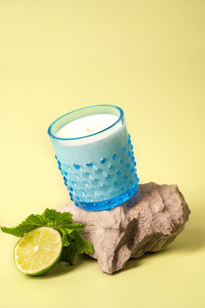 klimchi-hobnail-bougie-mojito-cire-soja-menthe-citron-vert image 4