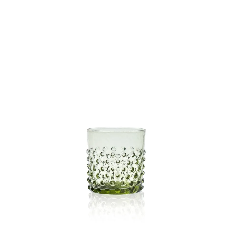 klimchi-hobnail-verre-whisky-olive-150-ml-l-unit image 1