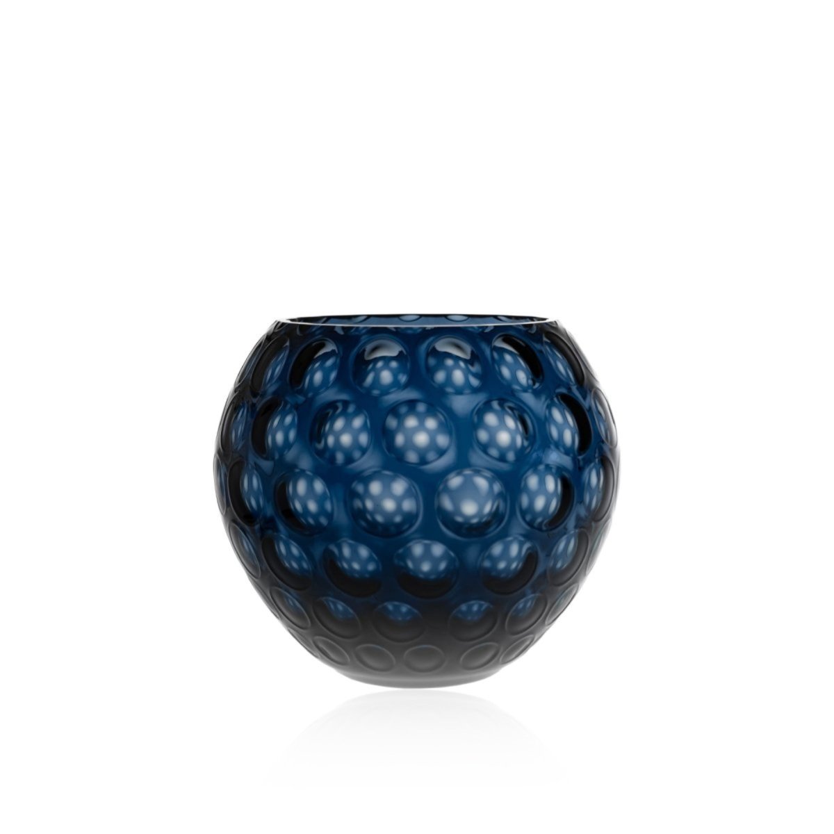 klimchi-kugel-royal-blue-petit-vase-boule-bleu-roi image 1