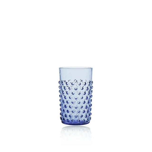 klimchi-hobnail-verre-bleu-clair-200-ml-1-verre image 1