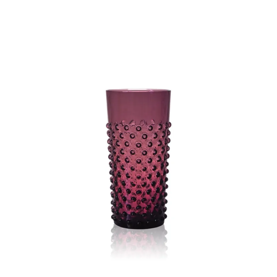 klimchi-hobnail-2-grands-verres-violet-hauts image 1