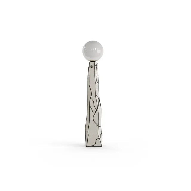 bablanc-brut-lampadaire-salon-lecture-design image 1