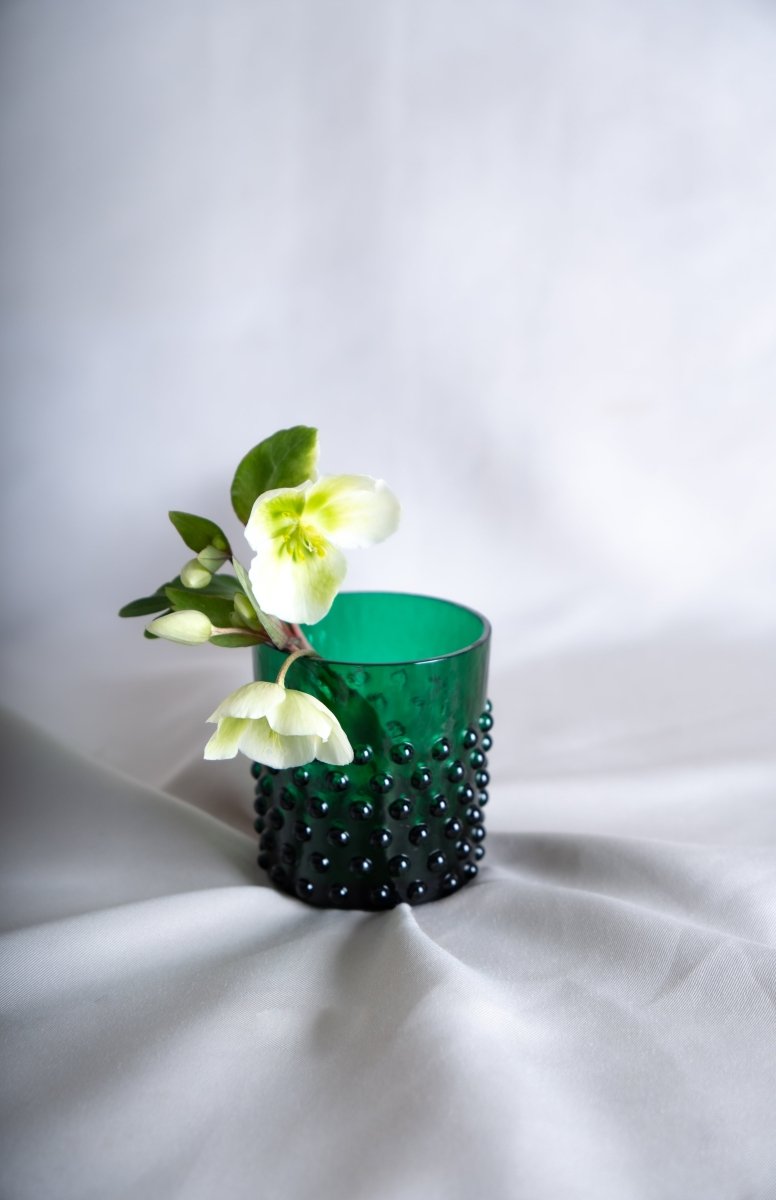 klimchi-hobnail-verre-whisky-vert-fonc-150-ml-seul image 4